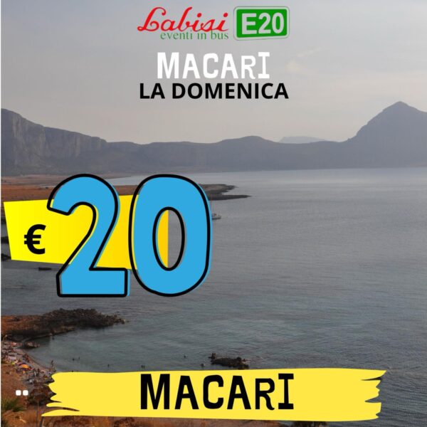 BUE MARINO, CALETTA MACARI ,BAIA SANTA MARGHERITA - Ogni Domenica - da Villabate, Palermo, Carini - € 20