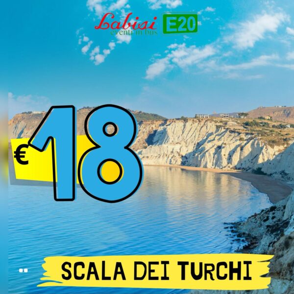 SCALA DEI TURCHI REALMONTE - 13 LUGLIO, 3 AGOSTO, 24 AGOSTO - da Villabate, Palermo, Bagheria - € 20 IN OFFERTA ON LINE € 18