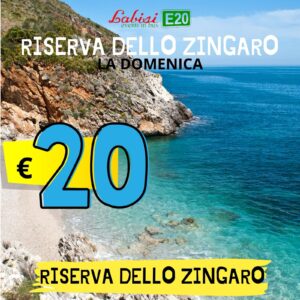 RISERVA DELLO ZINGARO LATO NORD - Ogni Domenica - da Villabate, Palermo, Carini, Cinisi - € 20
