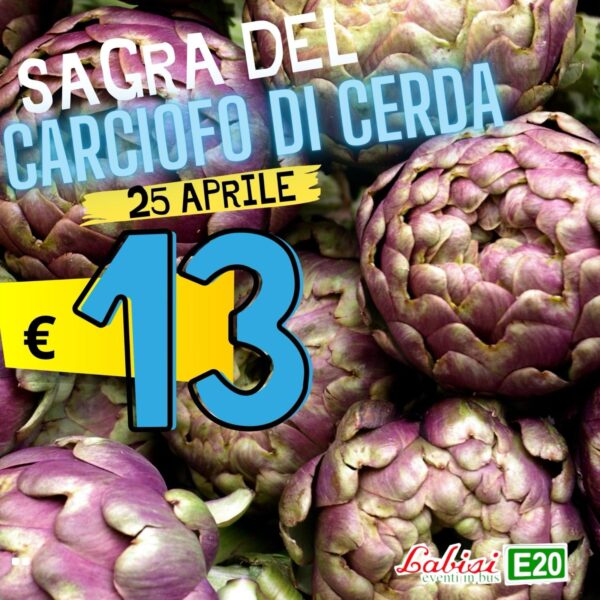 SAGRA DEL CARCIOFO di Cerda - 25 Aprile - € 13