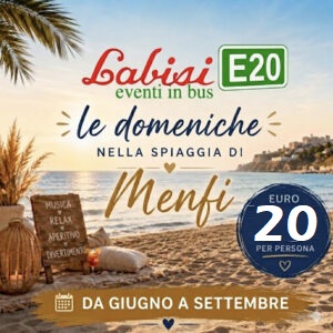 SPIAGGIA PORTO PALO DI MENFI LE DOMENICHE a soli € 20 DA GIUGNO A SETTEMBRE