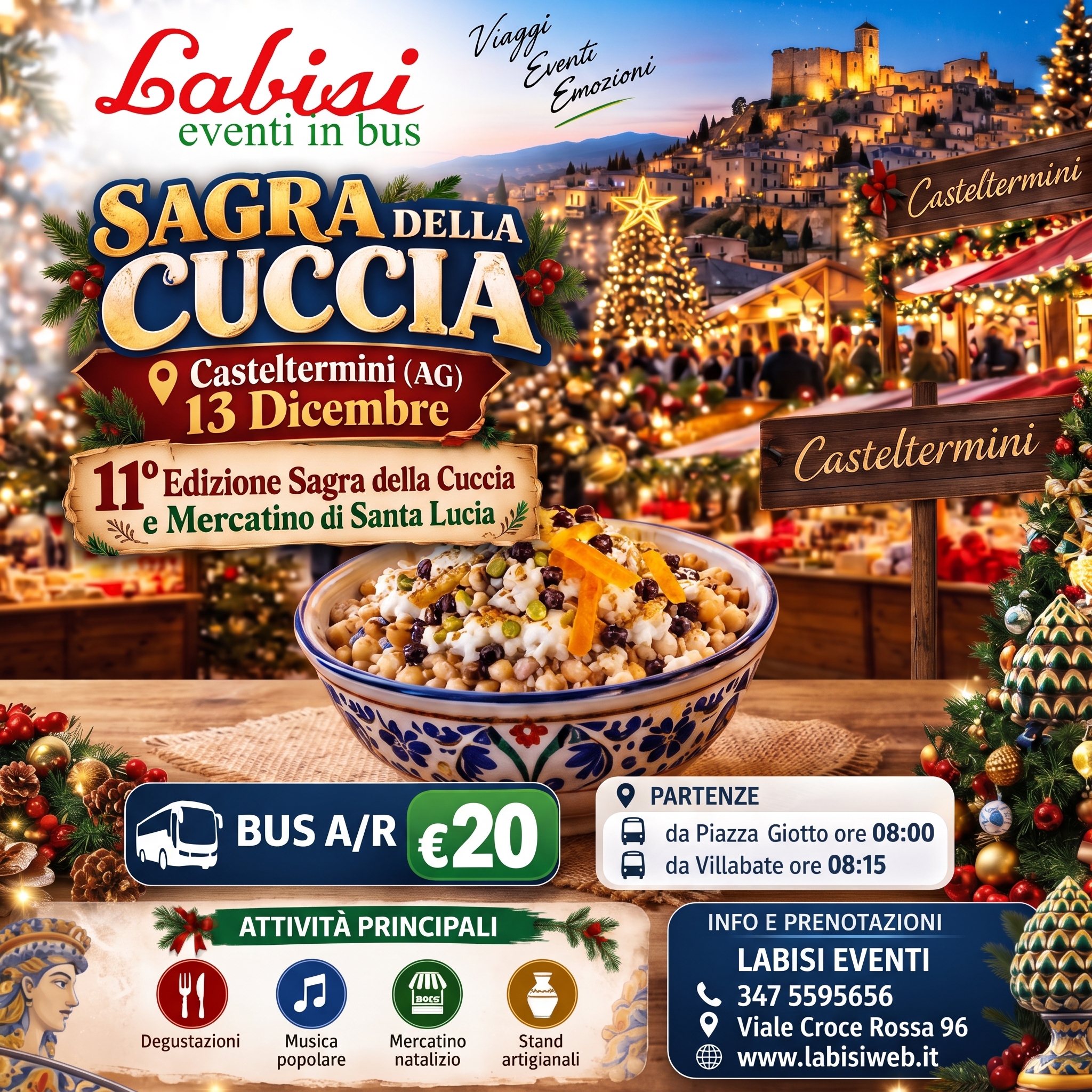 SAGRA DELLA CUCCIA - CASTELTERMINI (AG)- DATA: DOMENICA 13 DICEMBRE