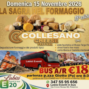 Sagra del Formaggio - Collesano Cheese Festival 2026 - PREZZO €18,00 PER PERSONA